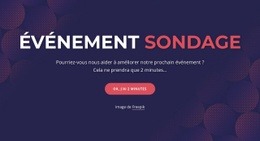 Event Poll – Modèles De Sites Web Réactifs