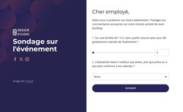 Page HTML Pour Team Building Feedback Survey