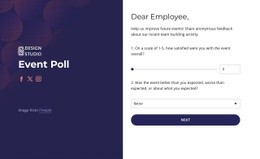 Team Building Feedback Survey - Beautiful Html Code
