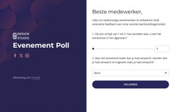 Paginawebsite Voor Team Building Feedback Survey