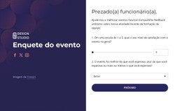 Site Da Página Para Team Building Feedback Survey
