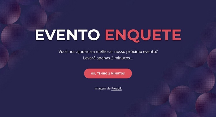 Event poll Modelo HTML