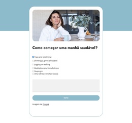 Tema WordPress Premium Para Morning Boost Poll