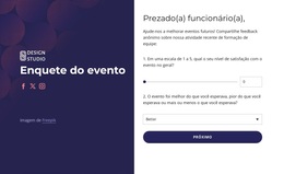 Team Building Feedback Survey - Tema WordPress Responsivo