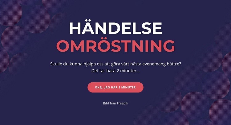 Event poll HTML-mall