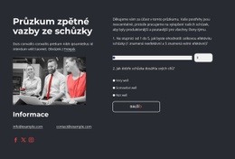 Meeting Feedback Survey – Bezplatná Šablona