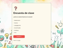 Encuesta De Clase - Inspiración Para El Diseño De Sitios Web
