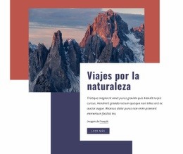 Viajar A La Naturaleza: Plantilla HTML5 Sencilla