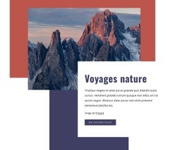 Mise En Page Pour Voyage Dans La Nature