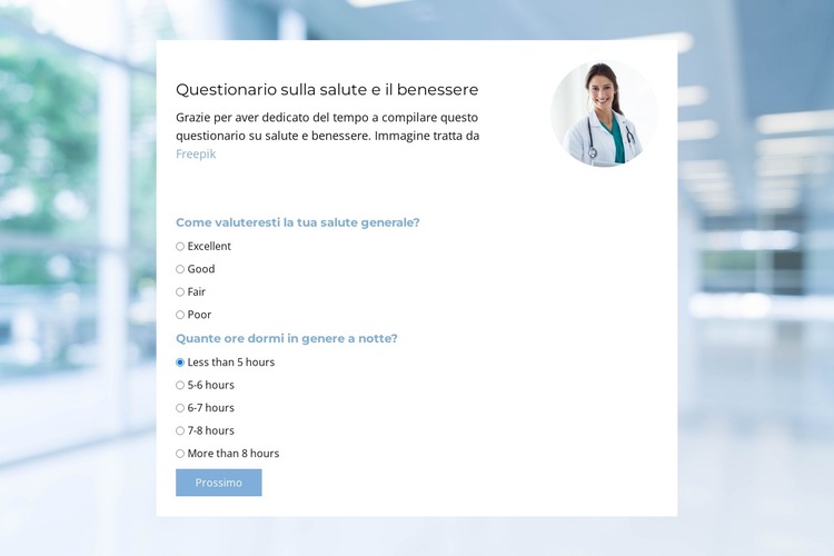 Decisioni migliori attraverso il feedback Modello di sito Web