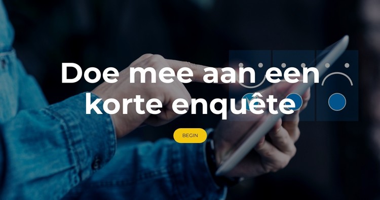 Begrijp uw publiek snel CSS-sjabloon