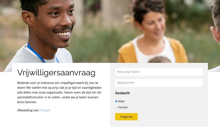Slimme enquêtes, echte impact HTML-sjabloon