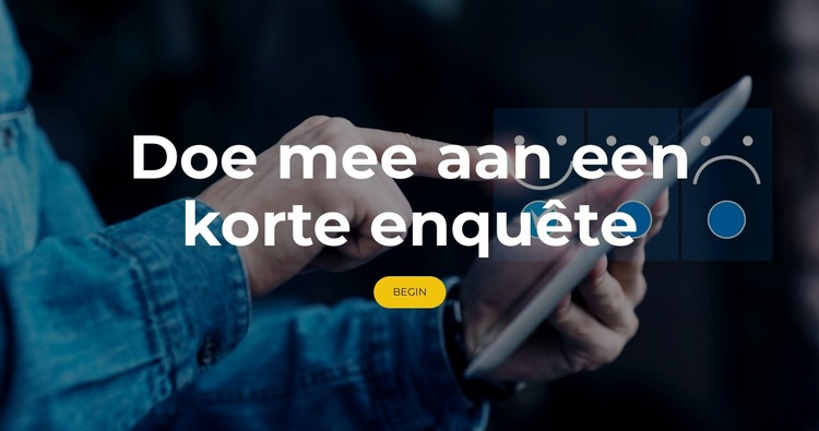 Begrijp uw publiek snel Website sjabloon