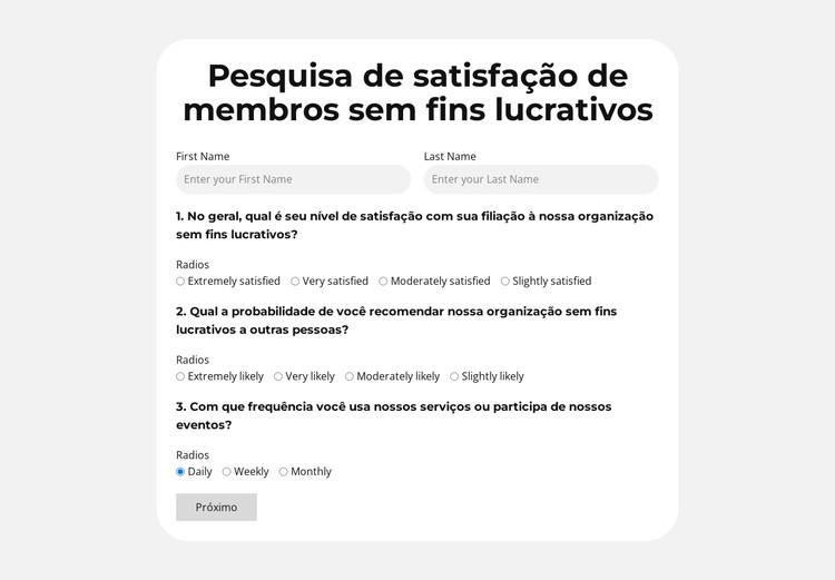 Colete. Analise. Melhore. Template CSS