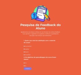Pesquisas De Design Que Funcionam - Página De Destino Moderna