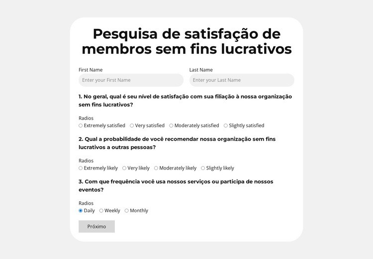 Colete. Analise. Melhore. Landing Page