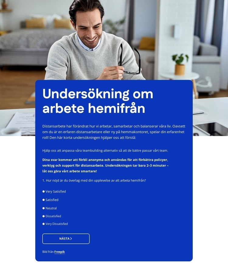 Work from home survey Mall