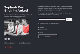 Meeting Feedback Survey - Mobil Web Sitesi Şablonu