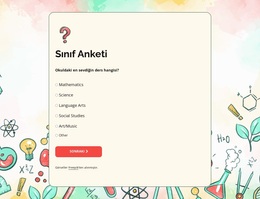 Sınıf Anketi - En Iyi WordPress Teması