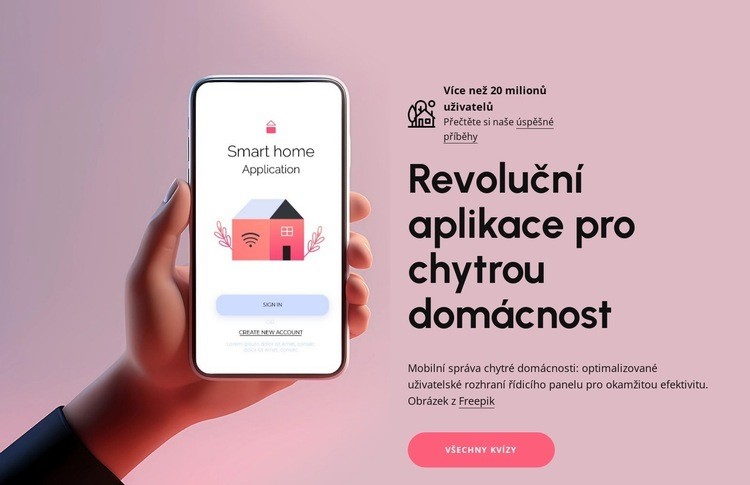 Revoluce chytré domácnosti Šablona