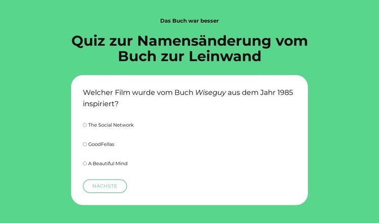 Lass uns spielen! HTML-Vorlage