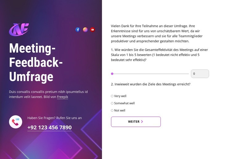 Bessere Meetings in der Zukunft Website design