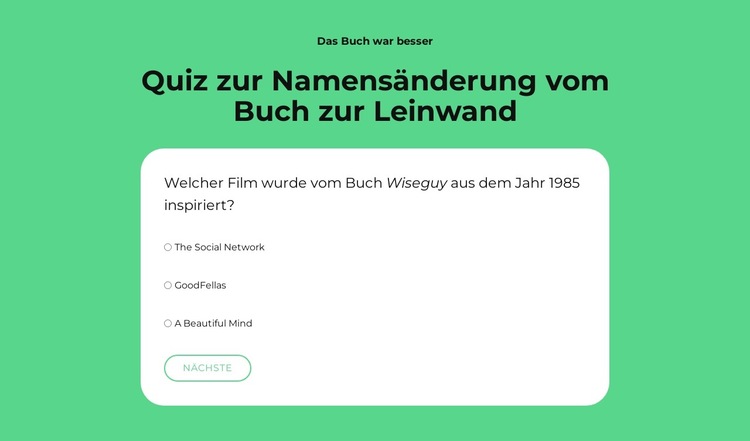 Lass uns spielen! Website-Vorlage