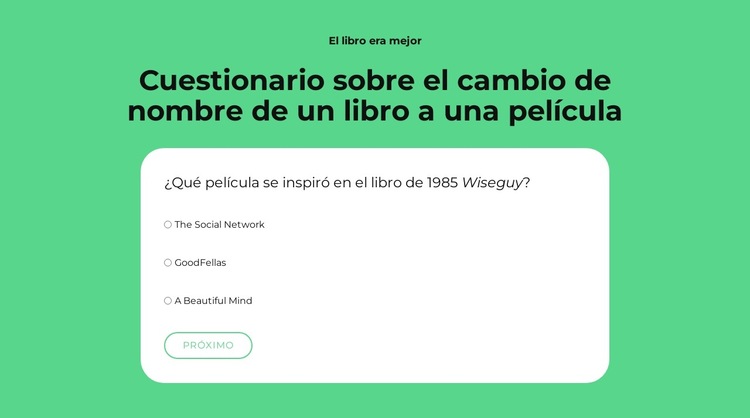 ¡Vamos a jugar! Plantilla de sitio web