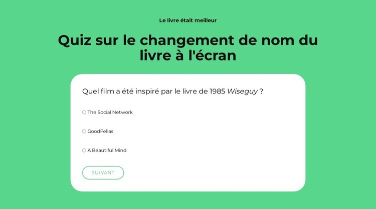 Jouons! Conception de site Web