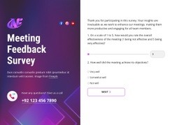 Better meetings ahead - Html Code Example by Nicepage