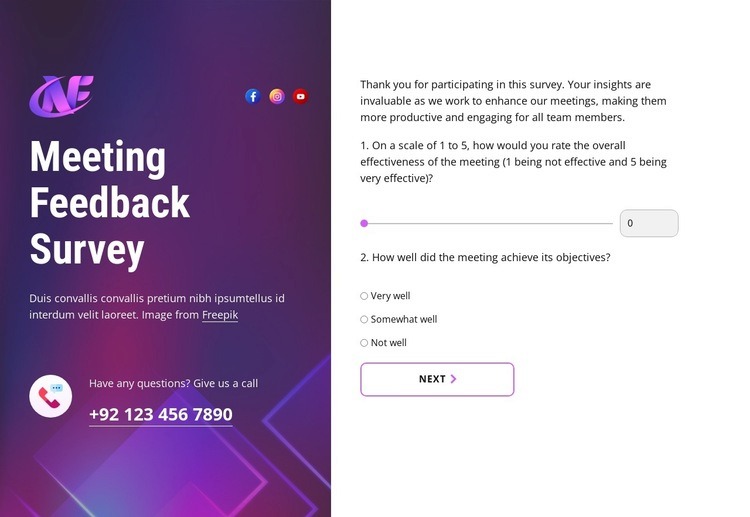 Better meetings ahead Html Code Example