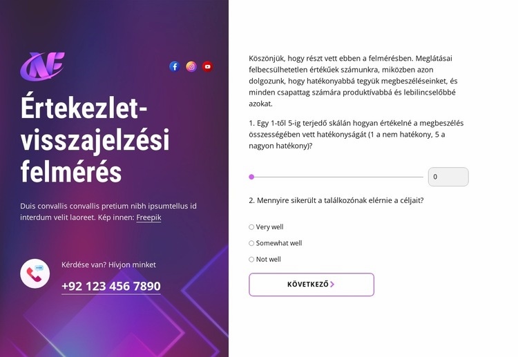 Jobb találkozók a jövőben HTML Sablon
