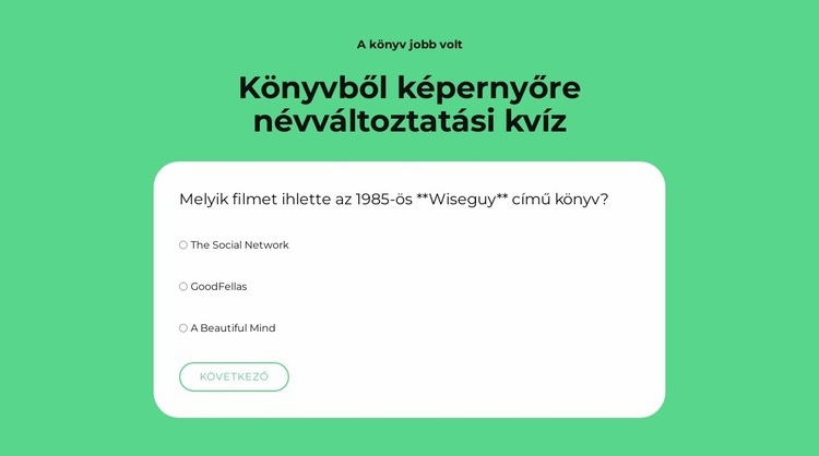 Játsszunk! Weboldal sablon