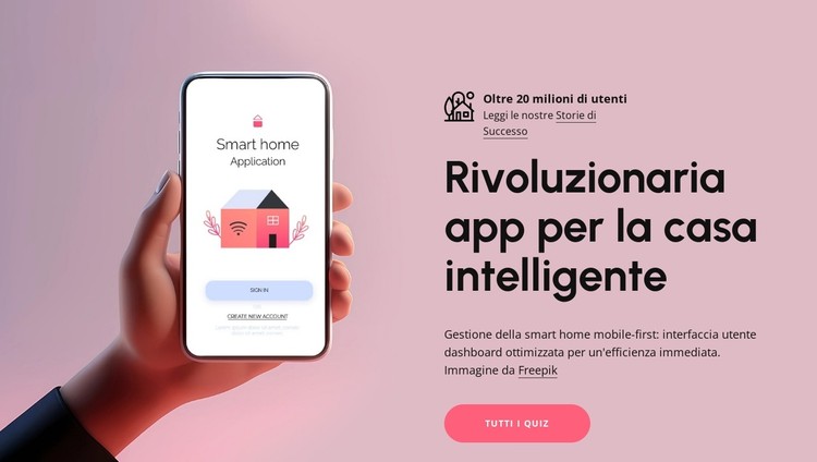 La rivoluzione della casa intelligente Modello CSS