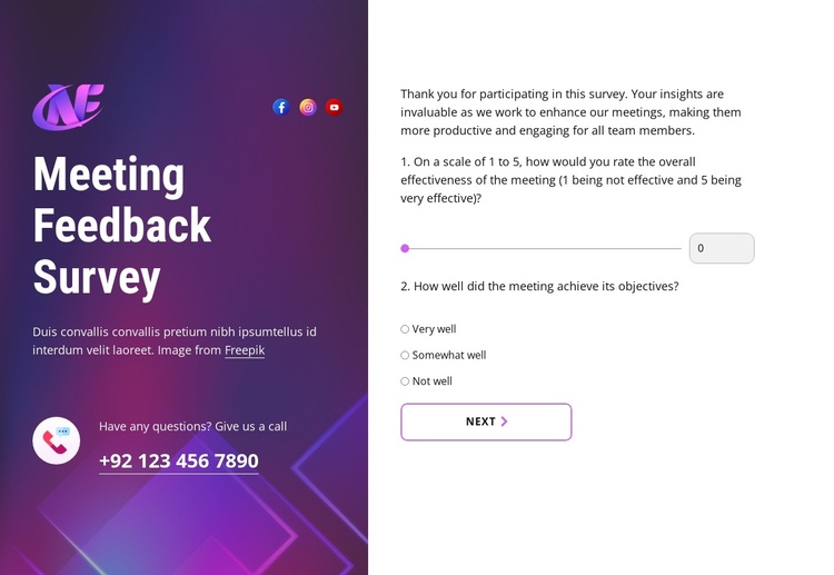 Better meetings ahead Joomla Template