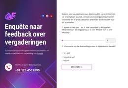 Betere Vergaderingen In Het Verschiet HTML-Sjabloon