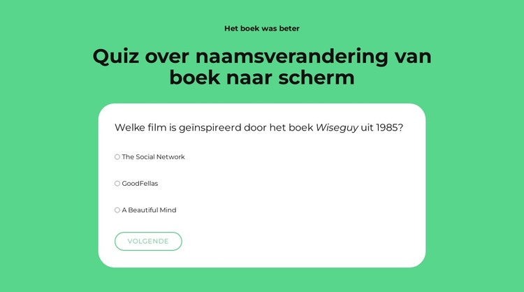Laten we spelen! HTML-sjabloon