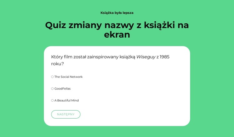 Zagrajmy! Szablon CSS
