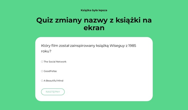 Zagrajmy! Szablon HTML