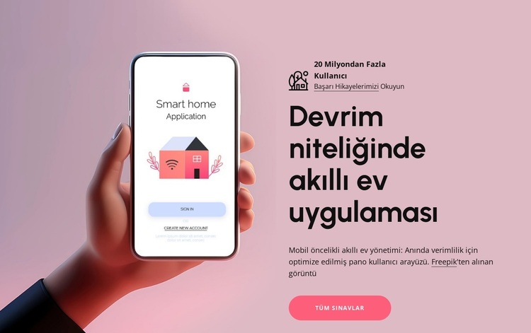 Akıllı ev devrimi WordPress Teması
