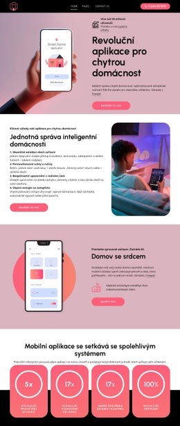 Revoluční Aplikace Pro Chytrou Domácnost – Nejlepší Šablona Webu