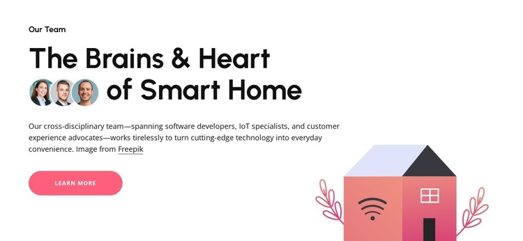 Innovators of smart living CSS Template