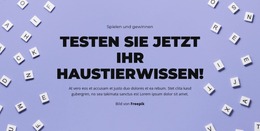 Auf Die Plätze, Fertig, Raten - Einfache Joomla-Vorlage