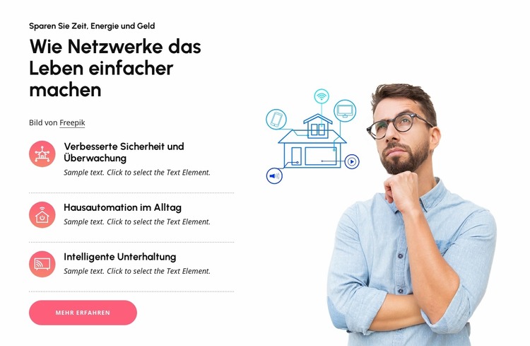 Smart Living der nächsten Generation Joomla Vorlage