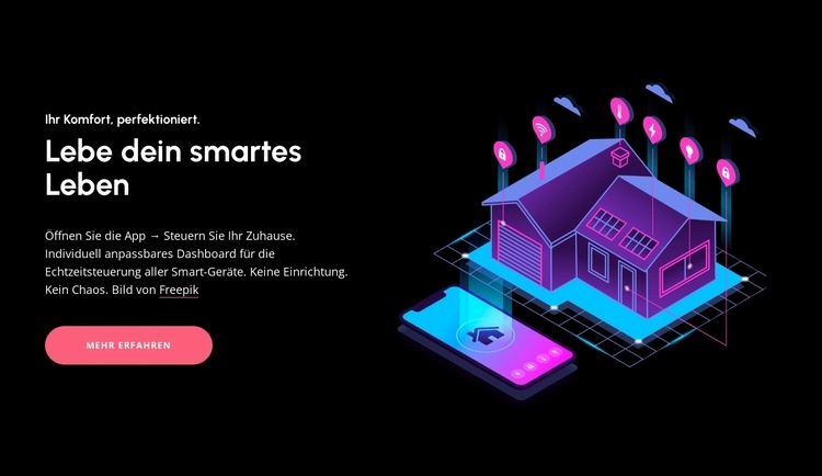 Revolutionäre Haussteuerung Landing Page