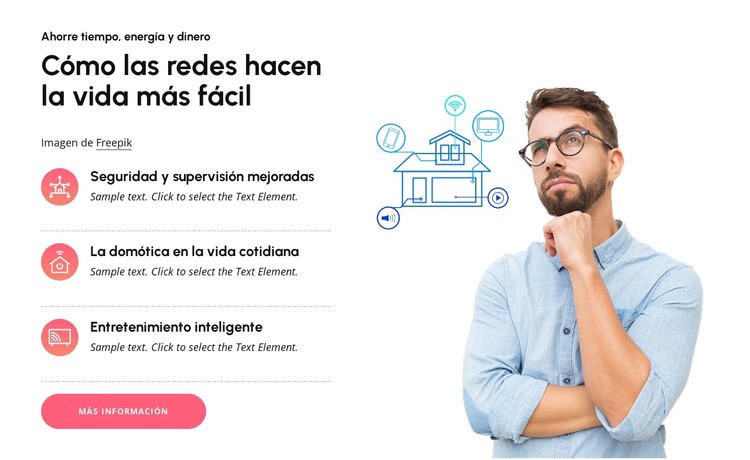 Vida inteligente de próxima generación Plantilla CSS