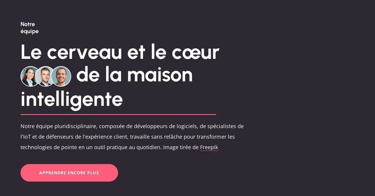 Le cerveau de la maison intelligente Modèle