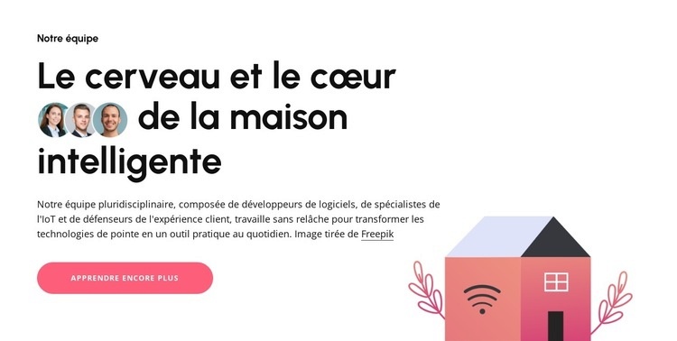 Innovateurs de la vie intelligente Modèle d'une page