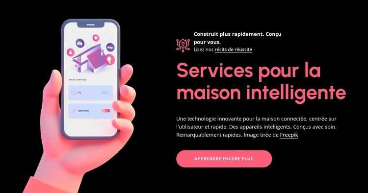 Les esprits derrière la technologie Modèle d'une page