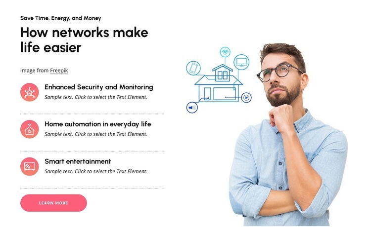 Next-gen smart living Html Code Example